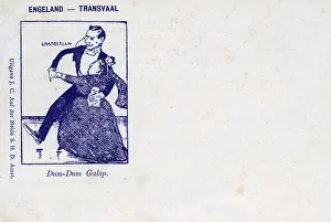Legality: Line drawing of Chamberlain and Queen Victoria dancing