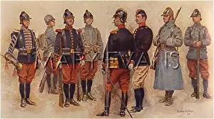 Detaille: LINE INFANTRY UNIFORMS