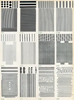 Mico: Line patterns in Mico, 1964