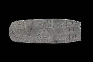 Knossos: Linear B tablet, Heraklion Archaeological Museum, Crete