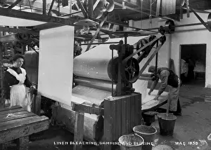 Linen: Linen Bleaching, Damping and Blueing