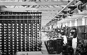 Warping: Linen manufacture, Warping