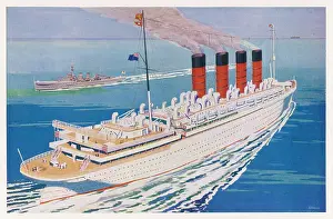 Riband: LINER MAURETANIA