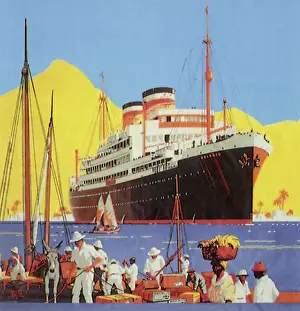 Treks: Liner Passing Dock