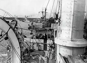 Swinemunde: Liner Schleswig-Holstein, 1931