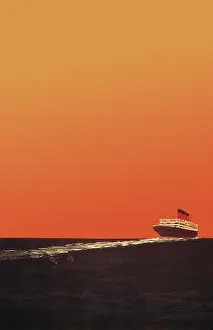 Sundown: Liner at Sunset