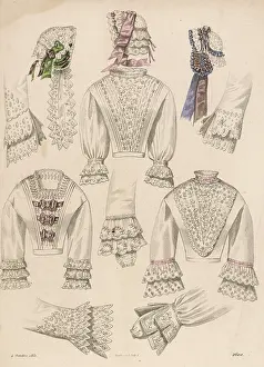 Scalloped: LINGERIE & CAPS 1851
