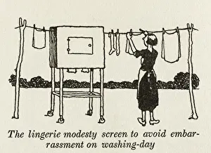 Embarrassment: Lingerie modesty screen - W H Robinson