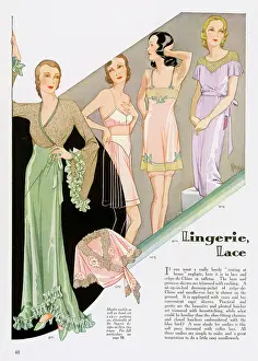 Pleated: Lingerie, Woman's Journal 1932