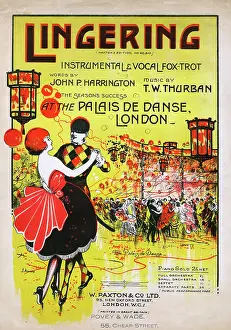 Dances: Lingering music sheet cover