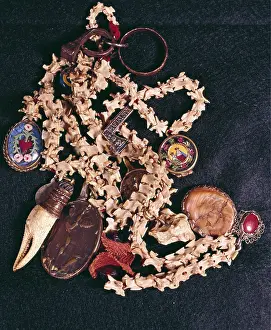 Amulet: Link necklaces of snake vertebrae - so-called