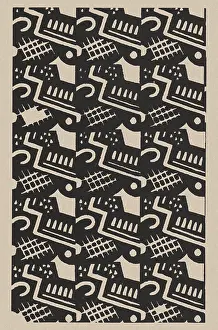 Linocuts: Linocut of an Abstract Pattern