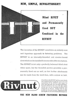 Consumables: Linread RIVNUT Blind Rivet & Fixed Nut Process