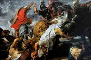 Spears: Lion Hunt, by Rubens