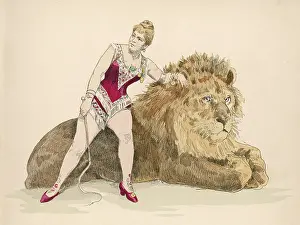 Cuddly: LION TAMER & HER LION