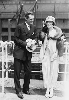Fenwick: Lionel Barrymore (1878-1954), with his second ?