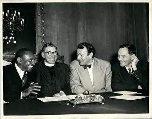 Lyttelton: Lionel Hampton, press conference, London