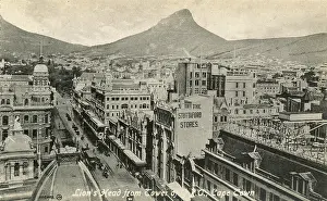 Valentines: Lion's Head from General Post Office, Cape Town,s Africa