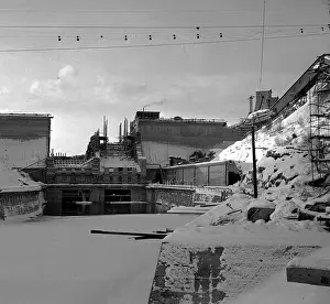 Melt: Lipno dam - cascade - construction - cascade - Vltava River