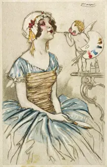 Paintbrush: LIPSTICK/MAUZAN 1917
