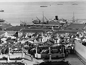 Anchored: Lisbon harbor, 1941