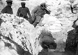 Explosives: Listening post at the Western front, 1915