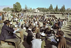 Literacy: Literacy campaign in Afghanistan, 1981