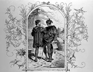Allegoric: literature, Faust I, 12th scene Garden, Faust