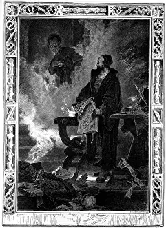 Allegoric: literature, Faust I, 3rd scene, Study, scene