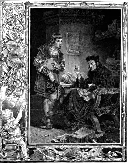 Allegoric: literature, Faust I, 4th scene, Study, scene