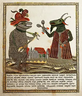 Balalaika: literature, Russia, the bear and the goat having