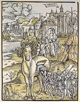 Aeneid: literature, Vergil, Aeneid, illustrations, coloured