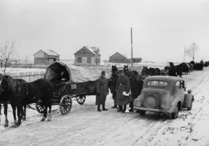 Horse Drawn: Lithuania German resettlement trek, 1941