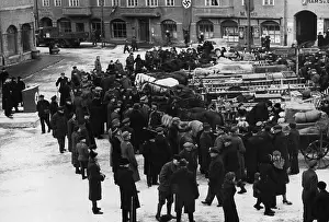 Horse Drawn: Lithuania Germans at the border at Eydtkau, 1941