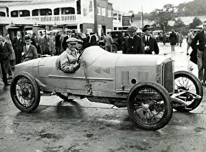 Barc: Two litre Itala at Brooklands by the racing bays