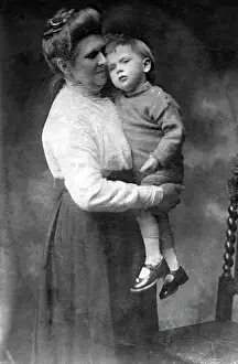 Grandmother: Little boy with his grandmother