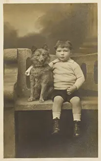 Chubby: LITTLE BOY AND PET DOG