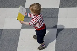 Corbyn: Little Boy Reading Lizzy The Lamb Book