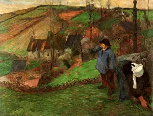 Breton: Little Breton Shepherd, by Gauguin