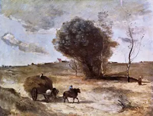 Corot: The little Carriage in the Dunes