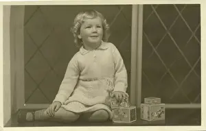 Jan21: Little girl with building blocks