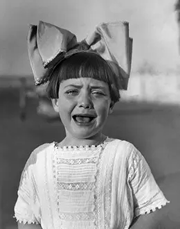 Spoiled: Little girl crying her eyes out