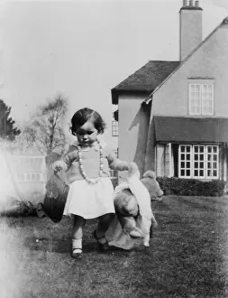 Little girl with teddy