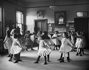 Bsloc1608: Little girls in a dancing class, Georgetown, Washington