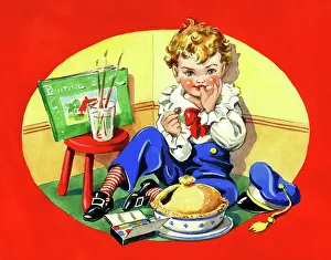 Plum: Little Jack Horner sat in the corner
