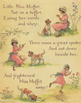 Muffet: Little Miss Muffet, Sat on a tuffet