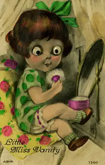 Hand Tinted: Little Miss Vanity