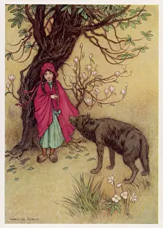 Little Red Riding Hood & wolf