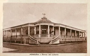 Eritrea: Littoria Bank in Asmara, Eritrea