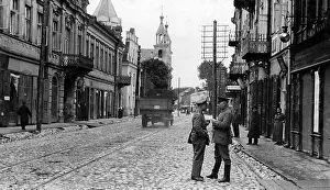 Cobblestones: Litzmannstreet in Kaunas, 1915